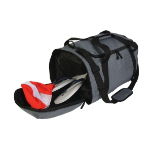 Sac de sport en polyester twotone avec bretelles extractibles et poche porte-chaussures 4