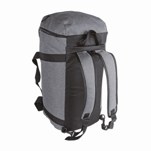 Sac de sport en polyester twotone avec bretelles extractibles et poche porte-chaussures 5