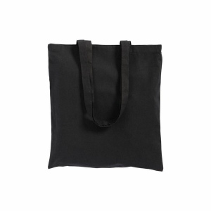 Sac shopping en coton 180 g/m2 avec anses longues et soufflet 19
