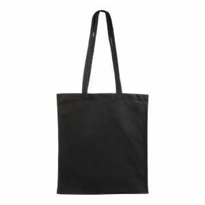 Sac shopping en coton 180 g/m2 avec anses longues et soufflet 20