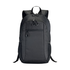 Sac à dos porte PC en dobby nylon avec 3 poches 11