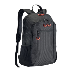 Sac à dos porte PC en dobby nylon avec 3 poches 3