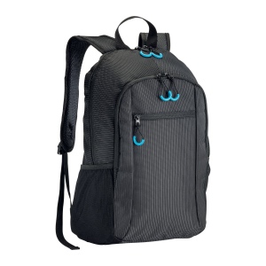 Sac à dos porte PC en dobby nylon avec 3 poches 2