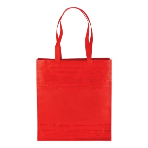 Sac Shopping en TNT thermo-saudé, avec anses longues et soufflett 15