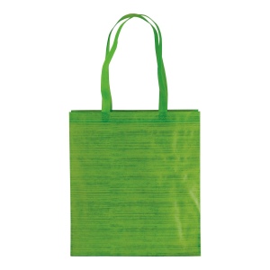 Sac Shopping en TNT thermo-saudé, avec anses longues et soufflett 7