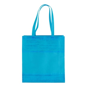 Sac Shopping en TNT thermo-saudé, avec anses longues et soufflett 9