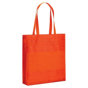 Sac Shopping en TNT thermo-saudé, avec anses longues et soufflett 4