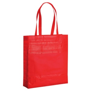 Sac Shopping en TNT thermo-saudé, avec anses longues et soufflett 5