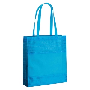 Sac Shopping en TNT thermo-saudé, avec anses longues et soufflett 3