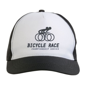 Chapeau en polyester, 5 panneaux, réglagé à velcro 22