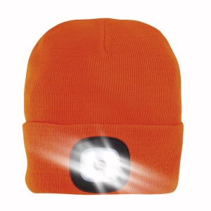 Bonnet en maille 100% acrylique epais avec lumiere LED amovible et rechargeable via USB 8