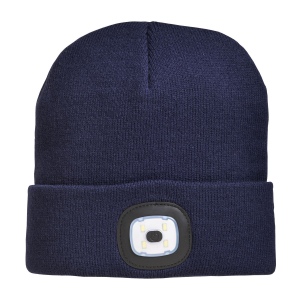 Bonnet en maille 100% acrylique epais avec lumiere LED amovible et rechargeable via USB 11