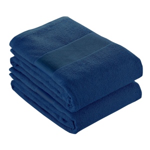 Serviette éponge en coton avec bandeau en polyester Imprimable 3