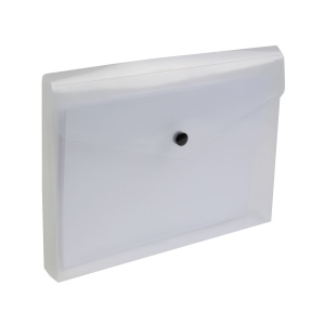 Porte-documents en PP 150 avec 1 poche et fermeture à clip (A5), avec soufflet 4