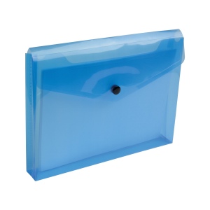 Porte-documents en PP 150 avec 1 poche et fermeture à clip (A5), avec soufflet 6
