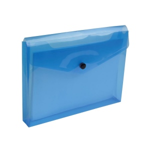 Porte-documents en PP 150 avec 1 poche et fermeture à clip (A5), avec soufflet 8