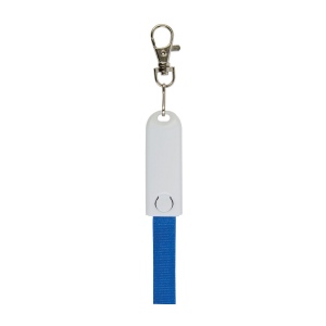 Lanière avec mousqueton avec fonction de cable de recharge avec prise Micro-USB/Lightning/ 6