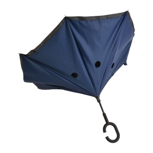 Parapluie réversible avec manche rond en  gommè 6