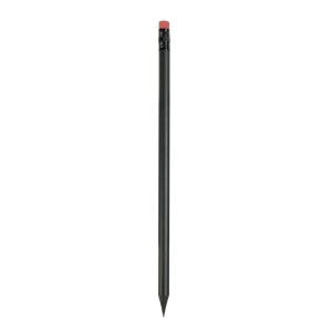 Crayon à papier noir cylindrique avec gomme coloré 8