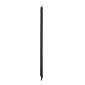 Crayon à papier noir cylindrique avec gomme coloré 9