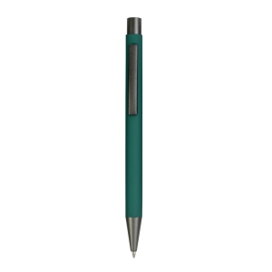 Stylo à poussoir en métal caoutchouté avec détails en bronze 6