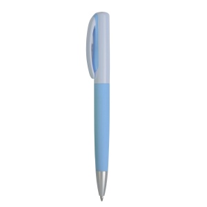Stylo twist en plastique avec partie colorée caoutchoutée 4