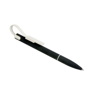 Stylo twist en aluminium avec clip qui se transforme en cable de recharhe USB/Lightning/mi 14