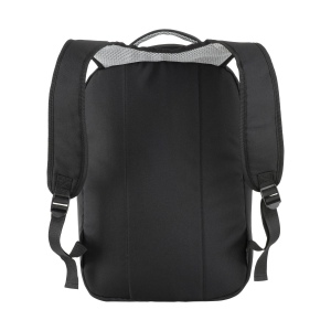 Sac-à-dos porte-pc en polyester 600D. Poche principale porte-pc et 3 poches frontales 9