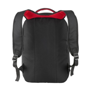 Sac-à-dos porte-pc en polyester 600D. Poche principale porte-pc et 3 poches frontales 12