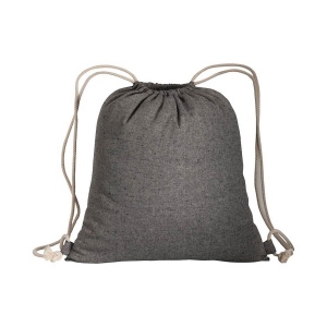 Sac à dos en coton recyclé effet mélange 26