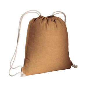 Sac à dos en coton recyclé effet mélange 7