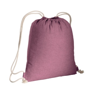 Sac à dos en coton recyclé effet mélange 5