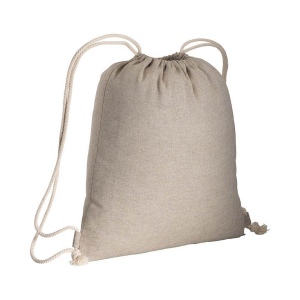 Sac à dos en coton recyclé effet mélange 3