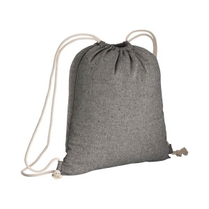 Sac à dos en coton recyclé effet mélange 12
