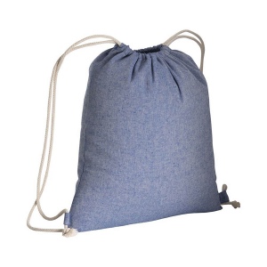Sac à dos en coton recyclé effet mélange 6