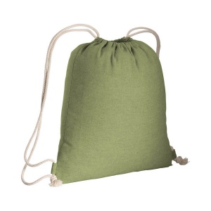 Sac à dos en coton recyclé effet mélange
