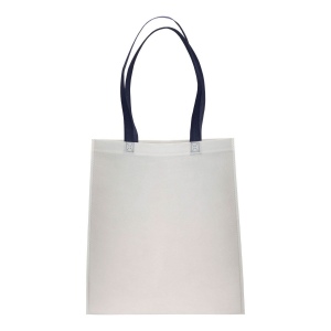 Shopper en TNT 70g/m2 thermosoudé, anses longues 12