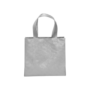 Sac shopper avec soufflet en non tissè laminé thermsoudé, anses courtes 11