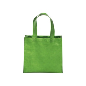 Sac shopper avec soufflet en non tissè laminé thermsoudé, anses courtes 13