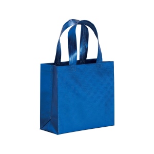 Sac shopper avec soufflet en non tissè laminé thermsoudé, anses courtes 3