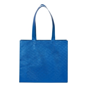 Sac shopper avec soufflet en non tissè laminé thermsoudé, anses longues 9