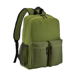 Sac à dos en polyester 600D avec cinq poches, deux bandoulières latérales en filet 2