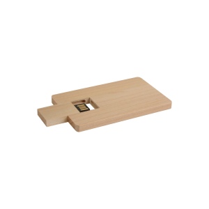 Clé USB de 4GB en forme de carte en bois. Importation sur demande 4