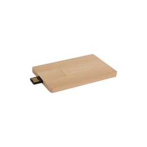Clé USB de 4GB en forme de carte en bois. Importation sur demande 5