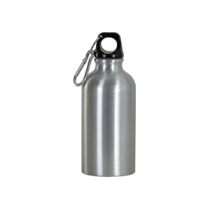 Gourde en aluminium avec mousqueton, 400 ml 3