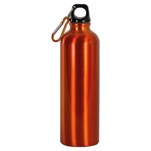 Gourde en aluminium avec mousqueton, 750 ml, no box 3