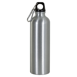 Gourde en aluminium avec mousqueton, 750 ml, no box 2