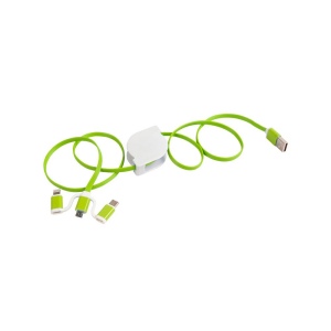 Cable d'alimentation USB type C, lightning, micro USB retractable 9
