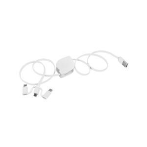 Cable d'alimentation USB type C, lightning, micro USB retractable 21