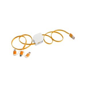 Cable d'alimentation USB type C, lightning, micro USB retractable 13